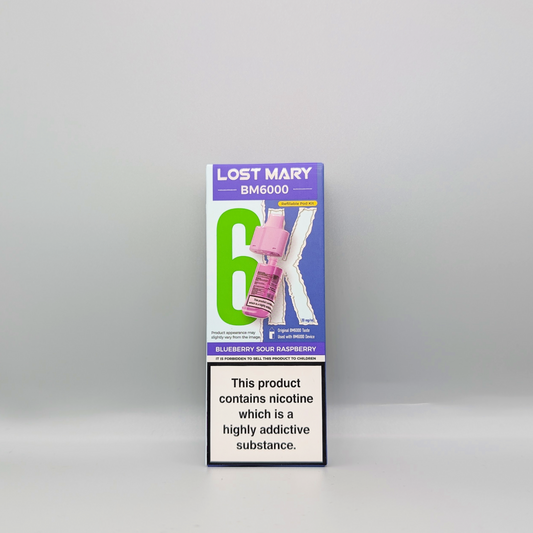 Lost Mary BM6000 Refill Pod - Blueberry Sour Raspberry