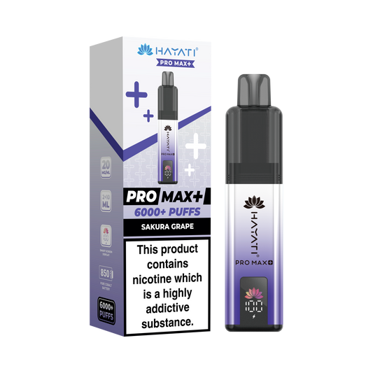 Hayati Pro Max 6000+ Pod Kit - Sakura Grape