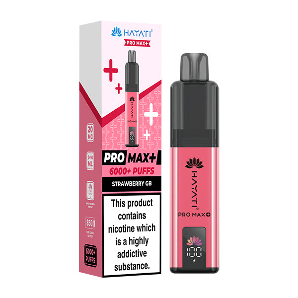 Hayati Pro Max 6000+ Pod Kit - Strawberry GB