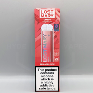 Lost Mary QM600 - Red Apple Ice - Hyde Vapes - Waterloo