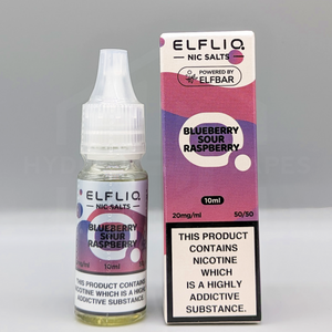 Elfliq - Official Elf Bar Nic Salt - Blueberry Sour Raspberry - Hyde Vapes - Waterloo