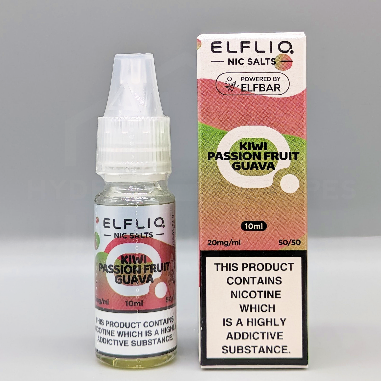 Elfliq - Official Elf Bar Nic Salt - Kiwi Passionfruit Guava - Hyde Vapes - Waterloo