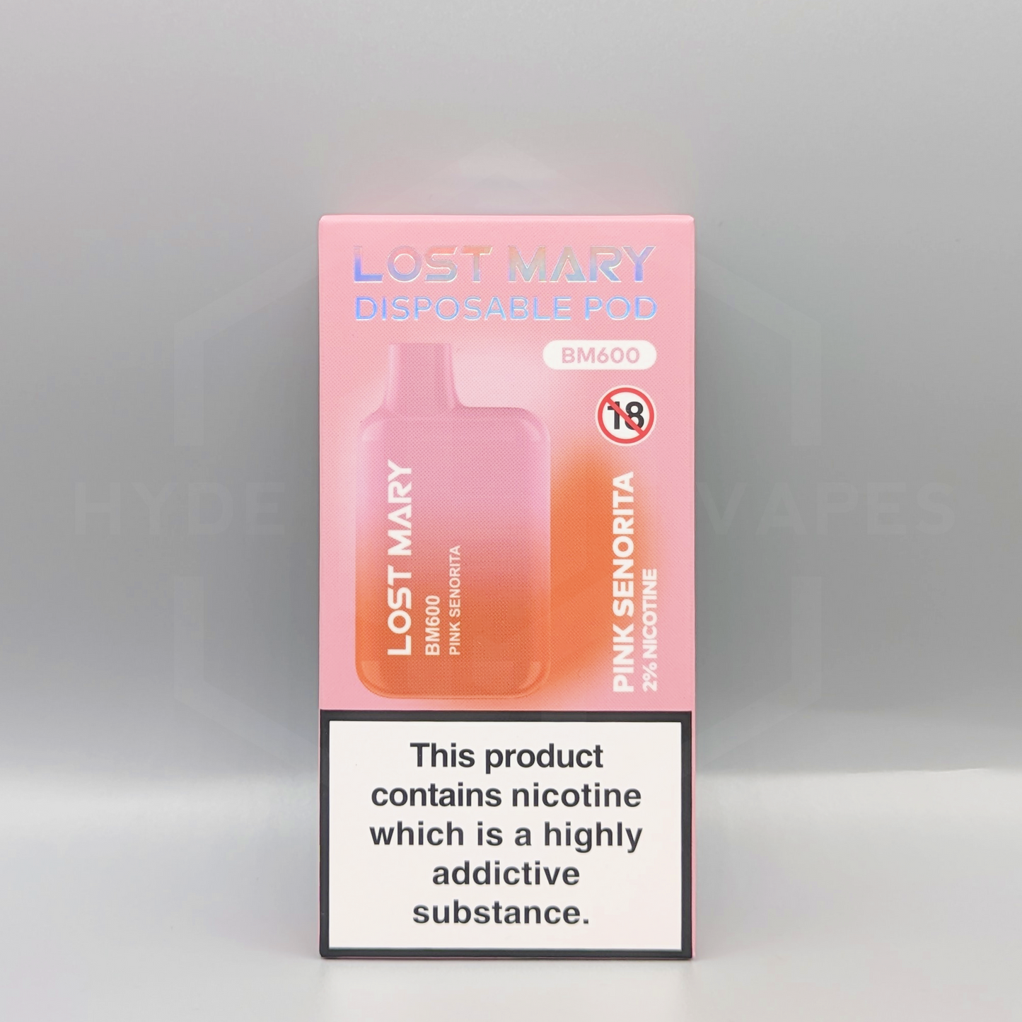 Lost Mary BM600 - Pink Senorita - Hyde Vapes - Waterloo