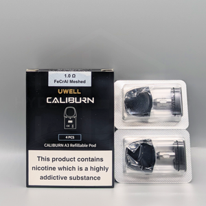 Uwell - Caliburn A3 Replacement Pod - Hyde Vapes - Waterloo
