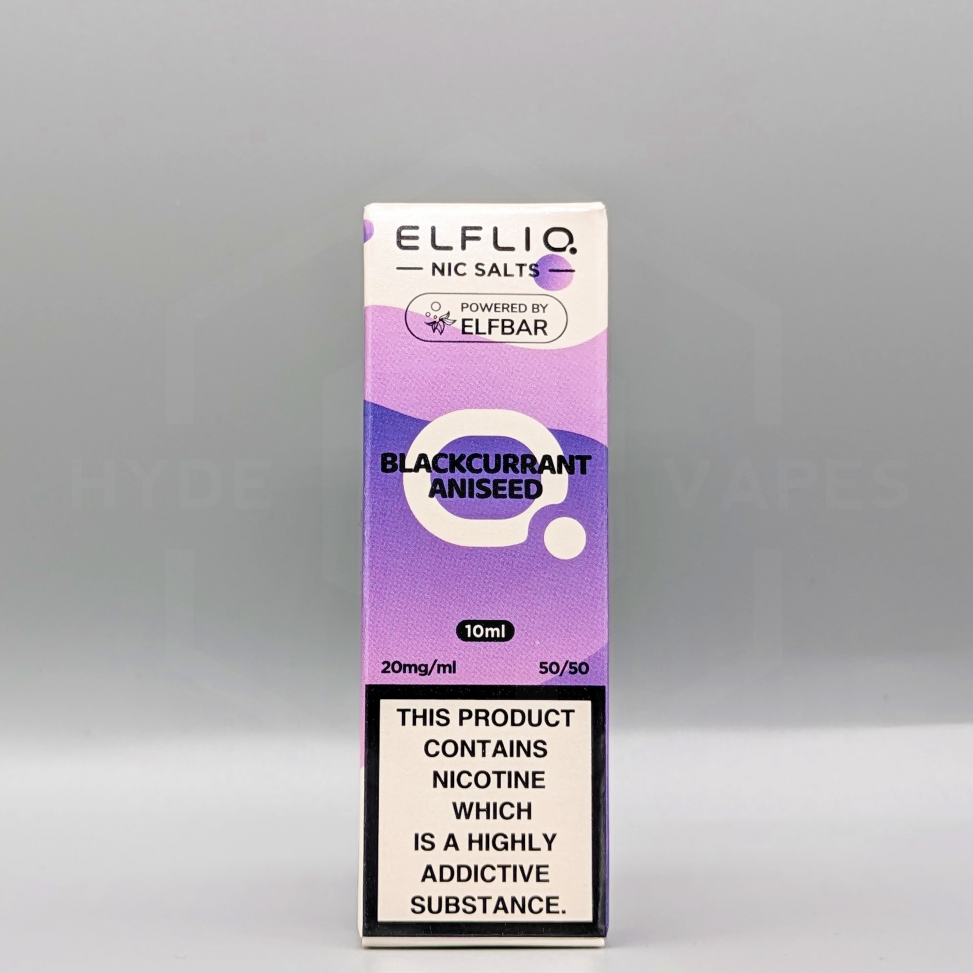 Elfliq - Official Elf Bar Nic Salt - Blackcurrant Aniseed - Hyde Vapes - Waterloo