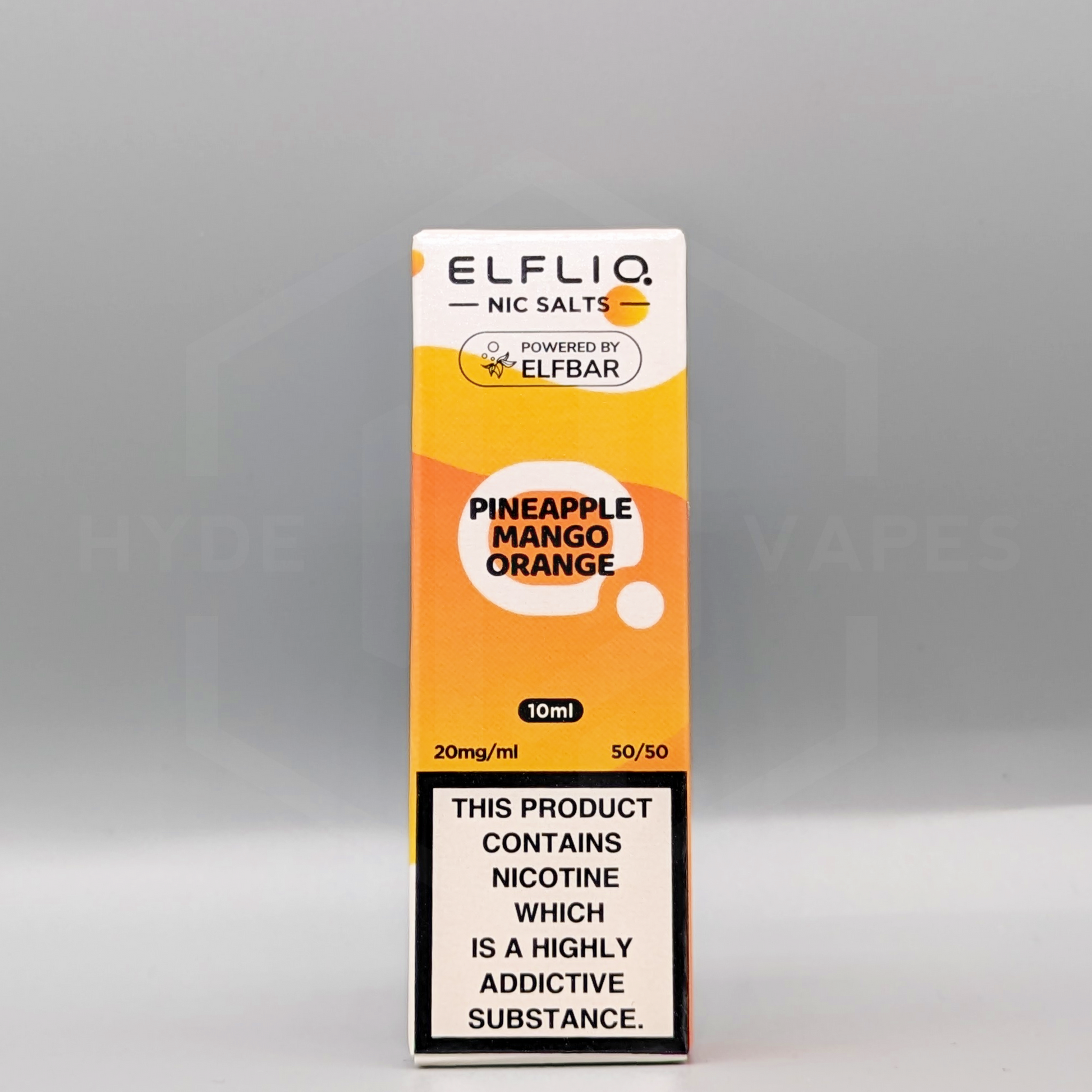 Elfliq - Official Elf Bar Nic Salt - Pineapple Mango Orange - Hyde Vapes - Waterloo