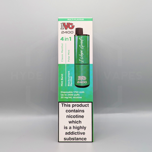 IVG 2400 Disposable - Multi Flavour Menthol Edition - Hyde Vapes - Waterloo