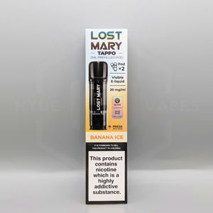 Lost Mary Tappo Prefilled Pods - Banana Ice - Hyde Vapes - Waterloo