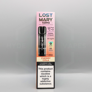 Lost Mary Tappo Prefilled Pods - Cherry Cola - Hyde Vapes - Waterloo