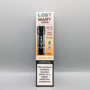 Lost Mary Tappo Prefilled Pods - Lemon Lime - Hyde Vapes - Waterloo