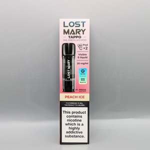 Lost Mary Tappo Prefilled Pods - Peach Ice - Hyde Vapes - Waterloo