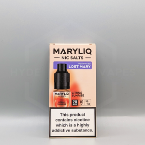 Maryliq - The Official Lost Mary Nic Salt - Citrus Sunrise - Hyde Vapes - Waterloo