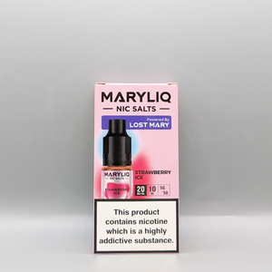 Maryliq - The Official Lost Mary Nic Salt - Strawberry Ice - Hyde Vapes - Waterloo