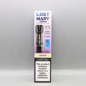 Lost Mary Tappo Prefilled Pods - Grape - Hyde Vapes - Waterloo