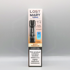 Lost Mary Tappo Prefilled Pods - Silky Tobacco - Hyde Vapes - Waterloo
