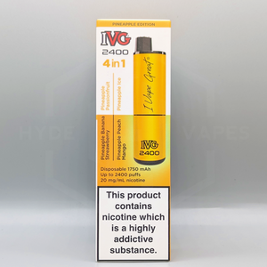 IVG 2400 Disposable - Multi Flavour Pineapple Edition - Hyde Vapes - Waterloo