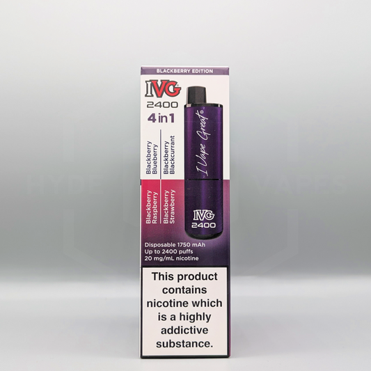 IVG 2400 Disposable - Multi Flavour Blackberry Edition