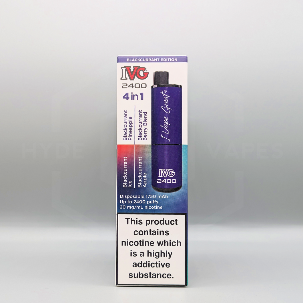 IVG 2400 Disposable - Multi Flavour Blackcurrant Edition