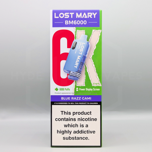 Lost Mary BM6000 - Blue Razz Gami