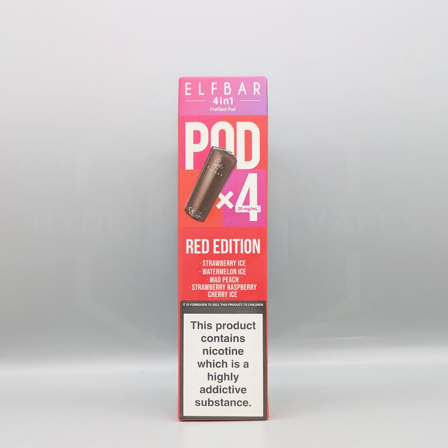 Elf Bar 4 in 1 Prefilled Pods - Red Edition