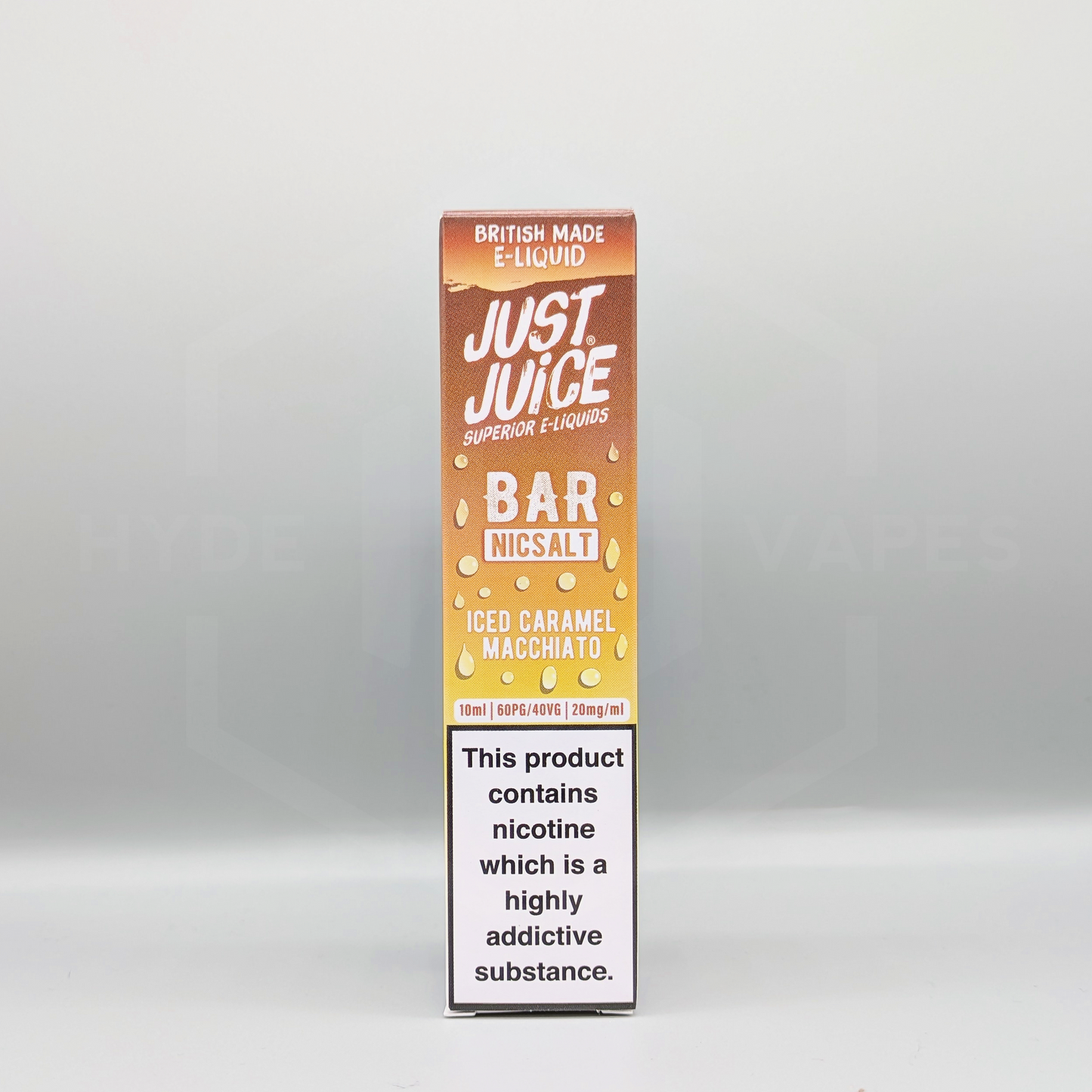 Just Juice Bar Nic Salt - Iced Caramel Macchiato