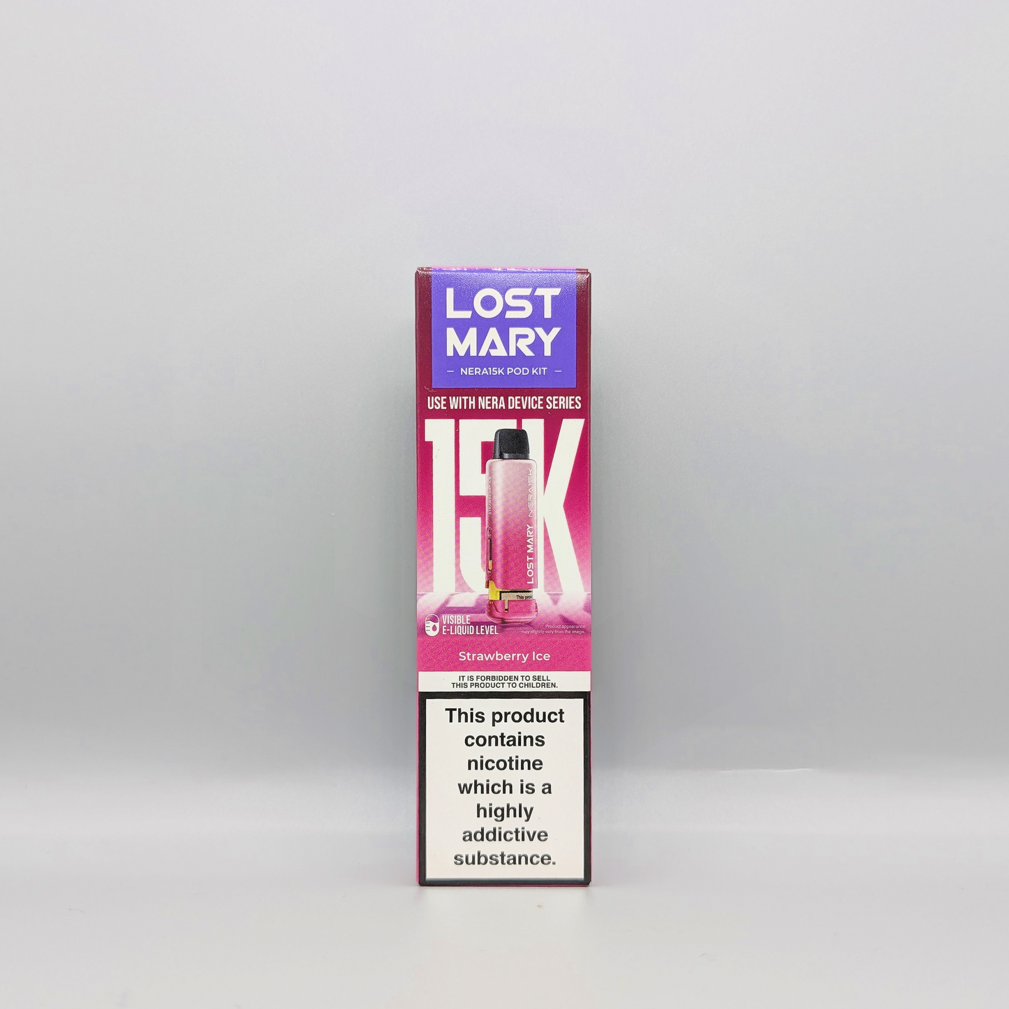 Lost Mary Nera 15K Replacement Pod - Strawberry Ice