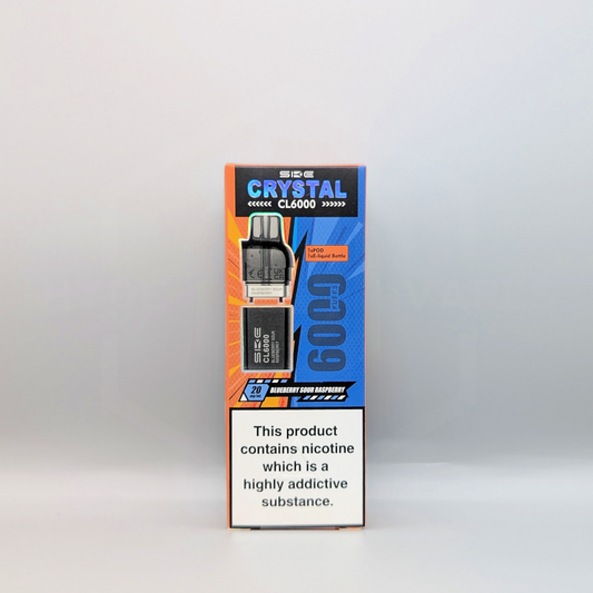 SKE Crystal CL6000 Prefilled Pod - Blueberry Sour Raspberry