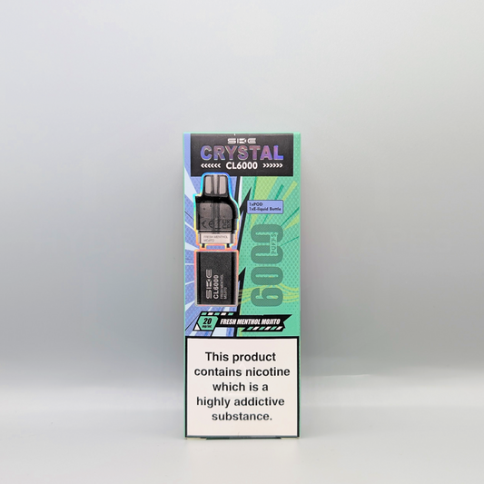 SKE Crystal CL6000 Prefilled Pod - Fresh Menthol Mojito