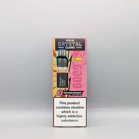 SKE Crystal CL6000 Prefilled Pod - Peach Mango Watermelon