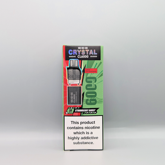 SKE Crystal CL6000 Prefilled Pod - Strawberry Burst