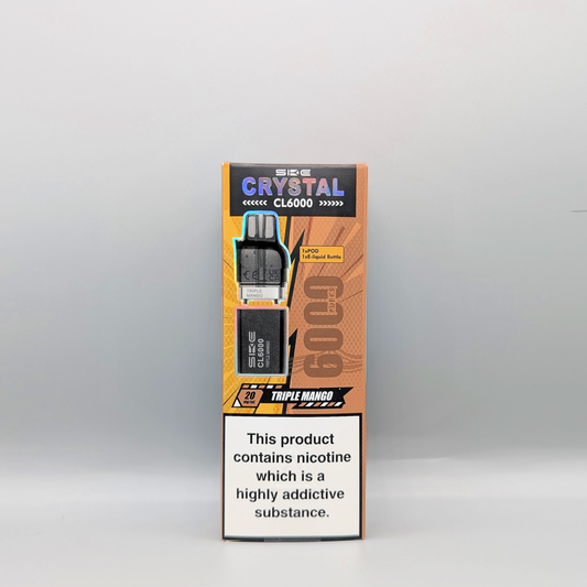 SKE Crystal CL6000 Prefilled Pod - Triple Mango