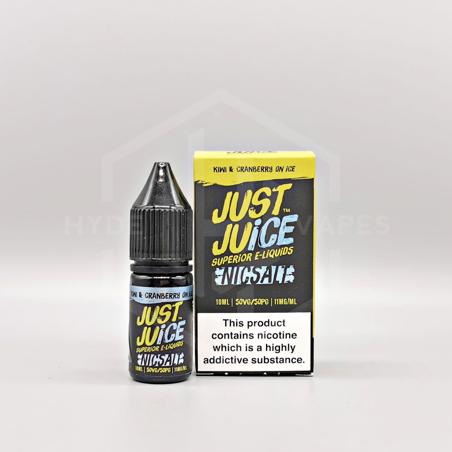 Just Juice Nic Salt - Kiwi & Cranberry On Ice - Hyde Vapes - Waterloo