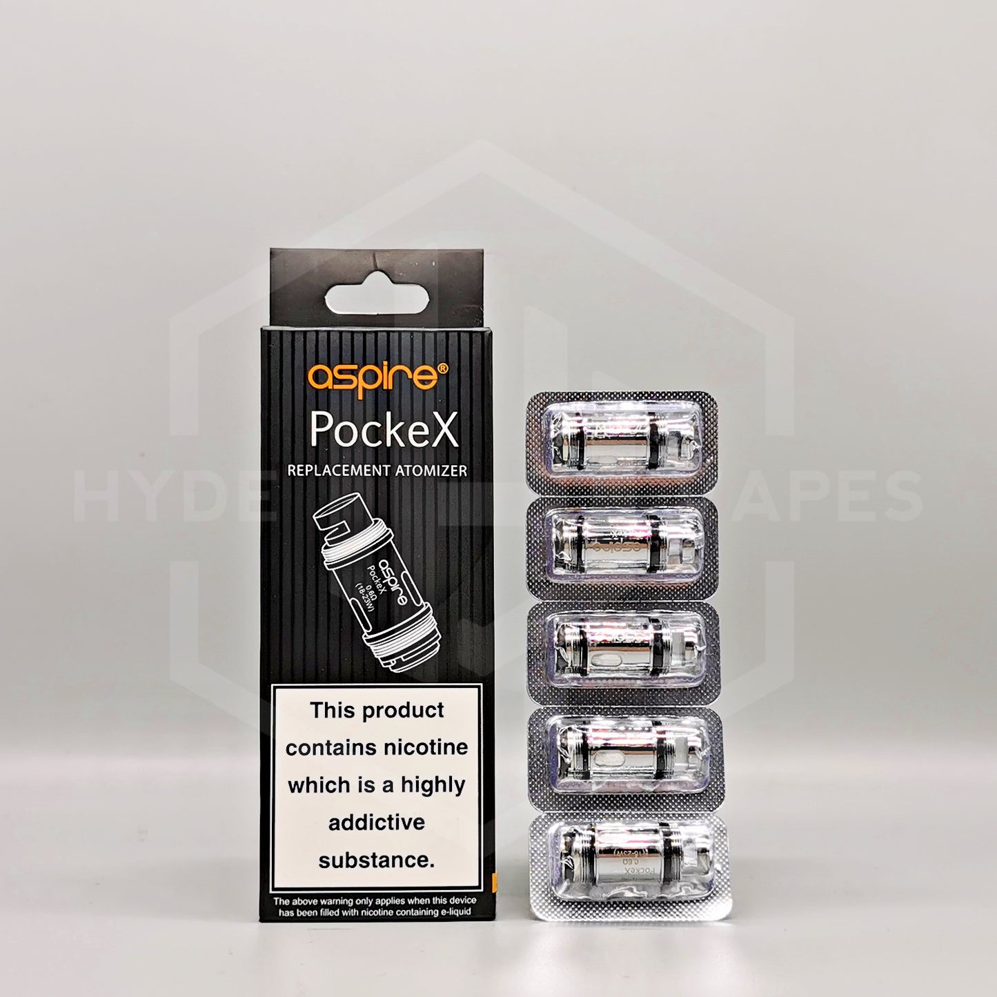 Aspire - PockeX coils - Hyde Vapes - Waterloo