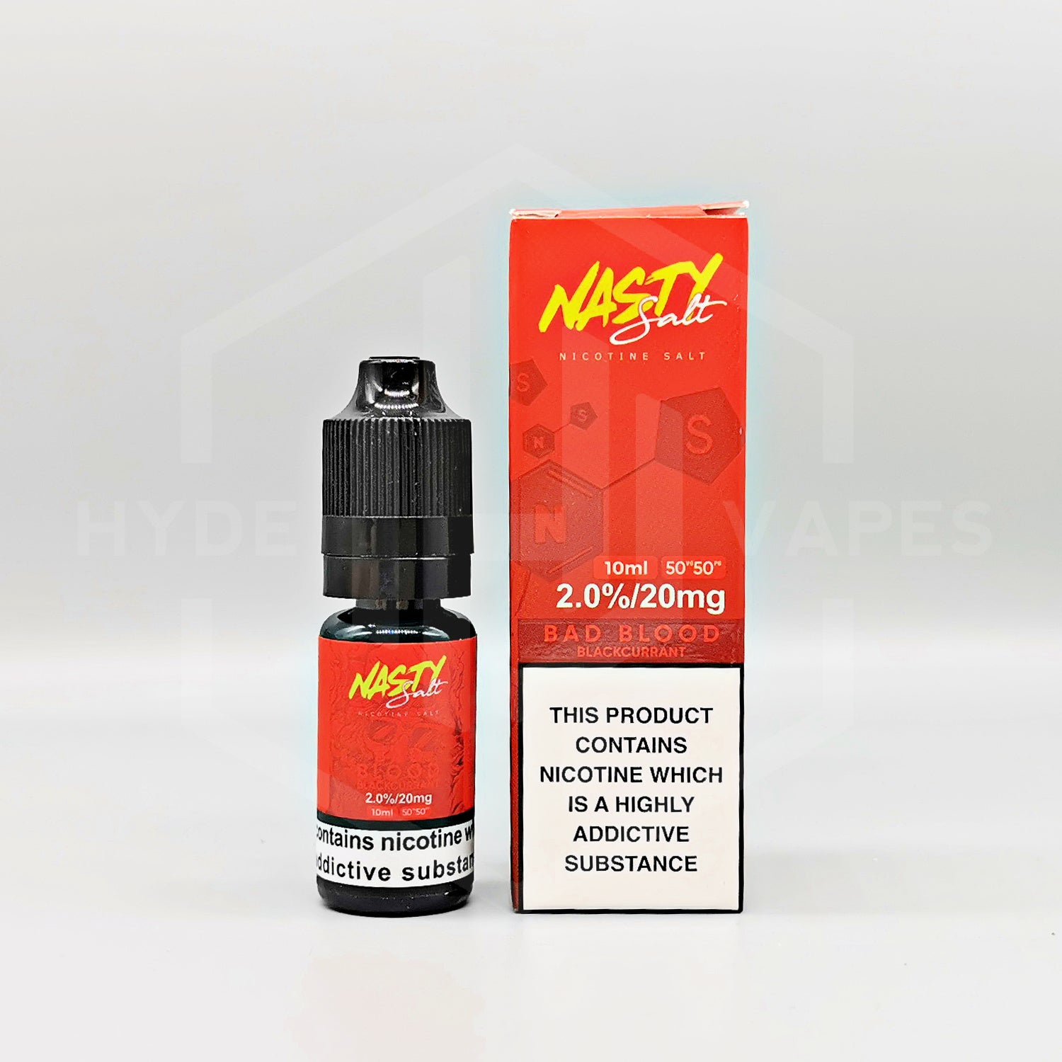 Nasty Juice Salts - Bad Blood - Hyde Vapes - Waterloo