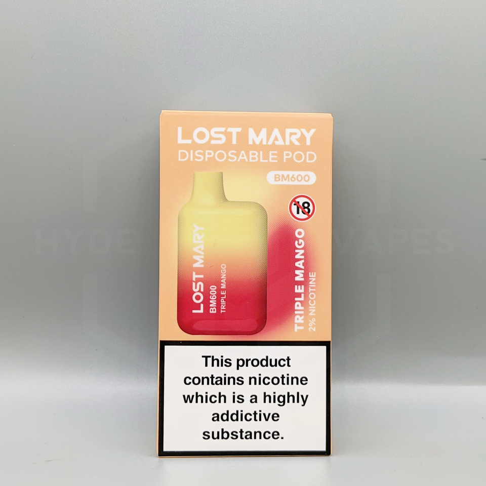 Lost Mary BM600 - Triple Mango - Hyde Vapes - Waterloo