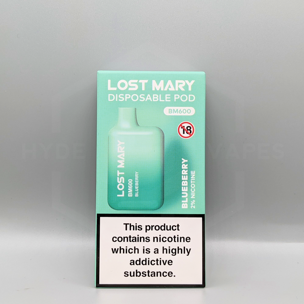 Lost Mary BM600 - Blueberry - Hyde Vapes - Waterloo