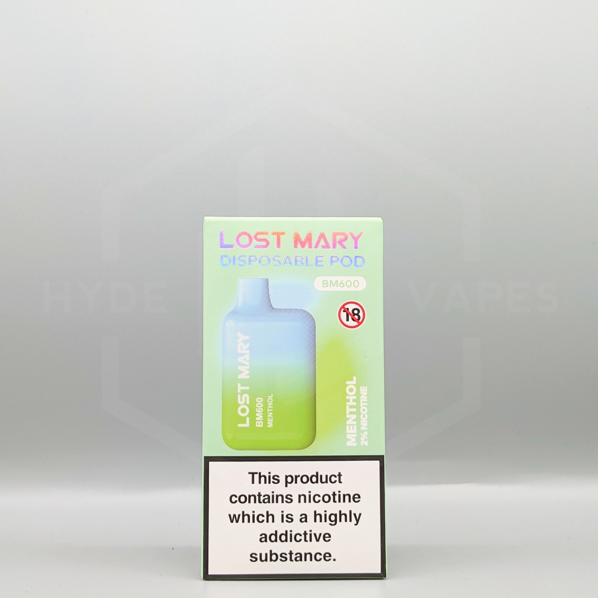 Lost Mary BM600 - Menthol - Hyde Vapes - Waterloo