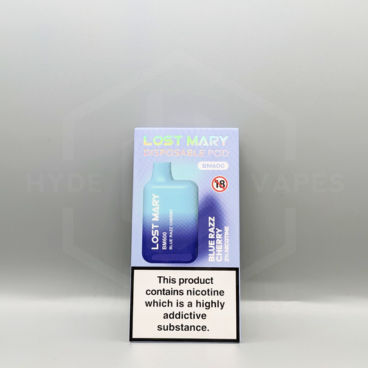 Lost Mary BM600 - Blue Razz Cherry - Hyde Vapes - Waterloo