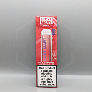 Lost Mary QM600 - Peach Strawberry Watermelon Ice - Hyde Vapes - Waterloo