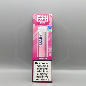 Lost Mary QM600 - Cherry Ice - Hyde Vapes - Waterloo