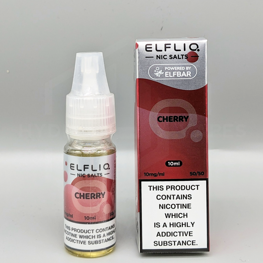 Elfliq - Official Elf Bar Nic Salt - Cherry - Hyde Vapes - Waterloo