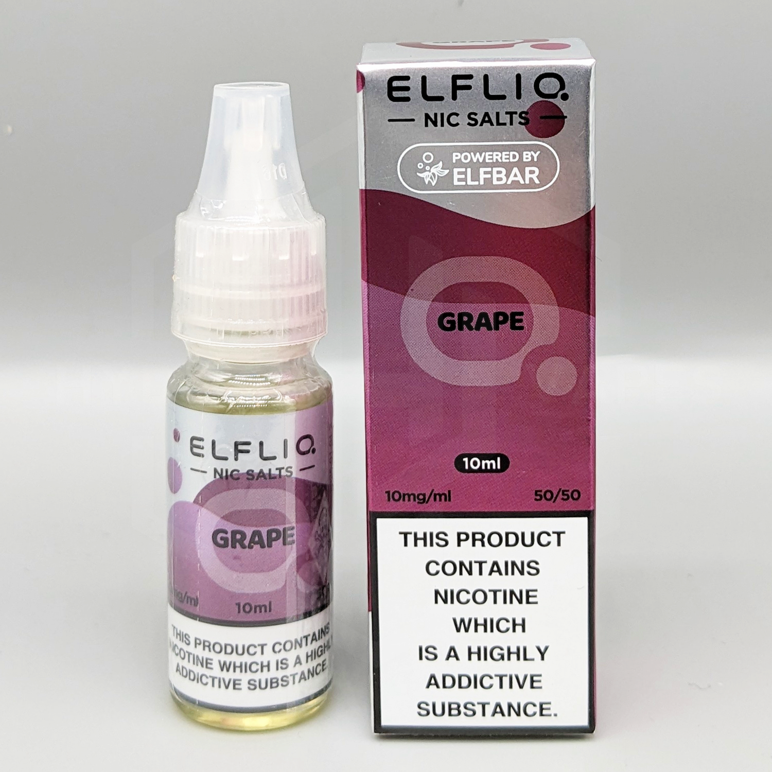 Elfliq - Official Elf Bar Nic Salt - Grape - Hyde Vapes - Waterloo