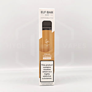 Elf Bar Disposable - Cream Tobacco - Hyde Vapes - Waterloo